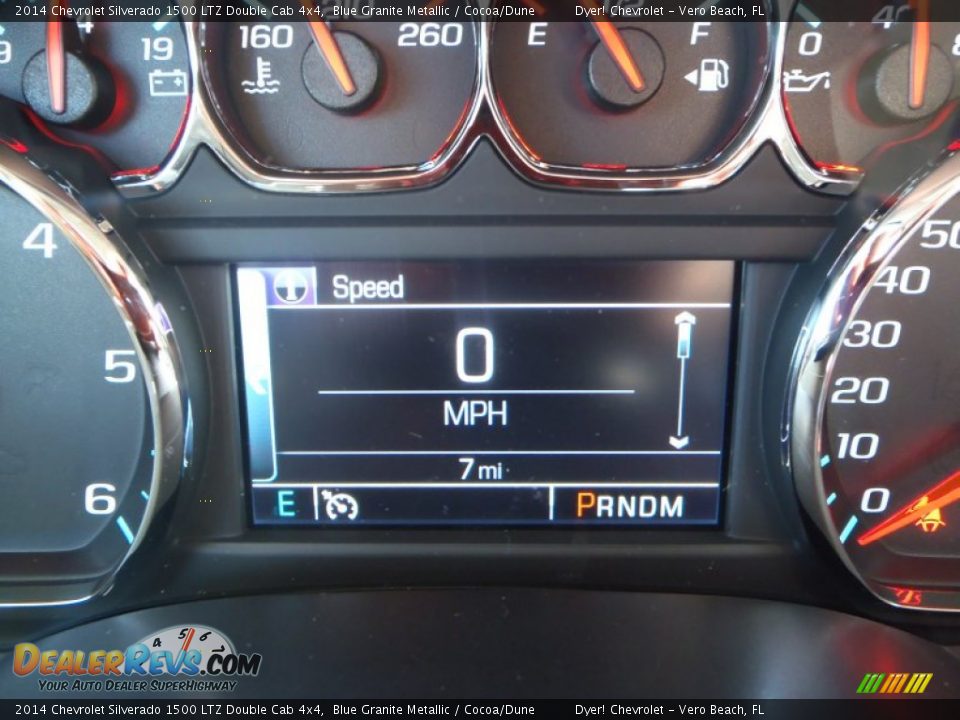 2014 Chevrolet Silverado 1500 LTZ Double Cab 4x4 Blue Granite Metallic / Cocoa/Dune Photo #18