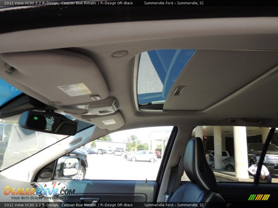 2012 Volvo XC90 3.2 R-Design Caspian Blue Metallic / R-Design Off-Black Photo #4