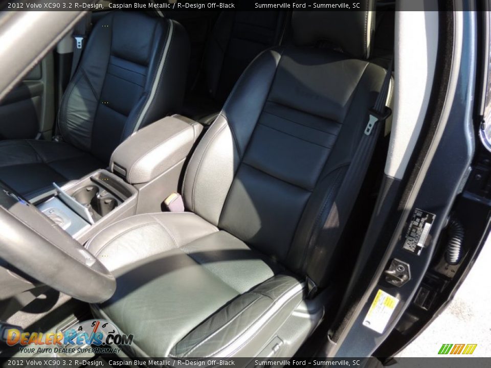 2012 Volvo XC90 3.2 R-Design Caspian Blue Metallic / R-Design Off-Black Photo #5