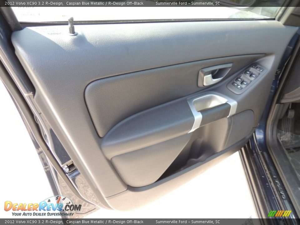 2012 Volvo XC90 3.2 R-Design Caspian Blue Metallic / R-Design Off-Black Photo #6