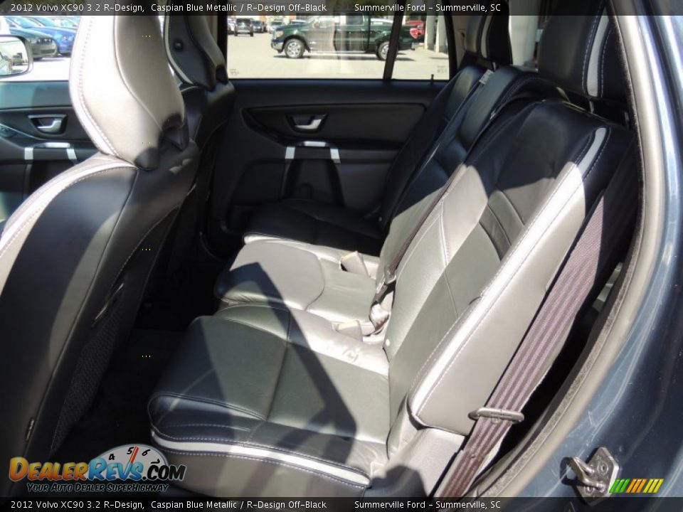 2012 Volvo XC90 3.2 R-Design Caspian Blue Metallic / R-Design Off-Black Photo #7