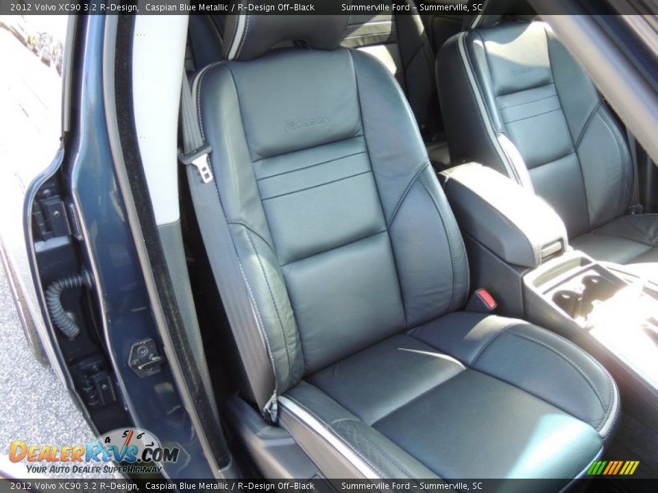 2012 Volvo XC90 3.2 R-Design Caspian Blue Metallic / R-Design Off-Black Photo #9