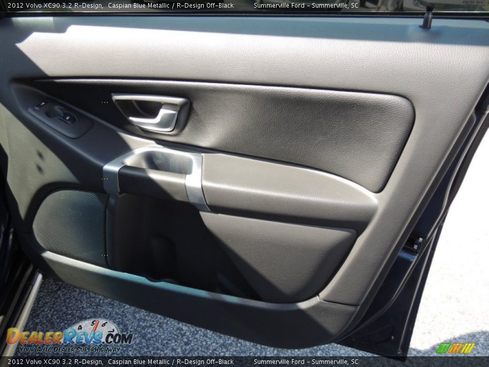 2012 Volvo XC90 3.2 R-Design Caspian Blue Metallic / R-Design Off-Black Photo #10