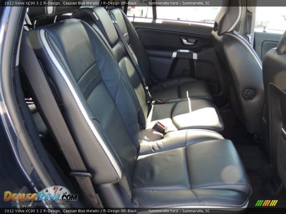 2012 Volvo XC90 3.2 R-Design Caspian Blue Metallic / R-Design Off-Black Photo #11