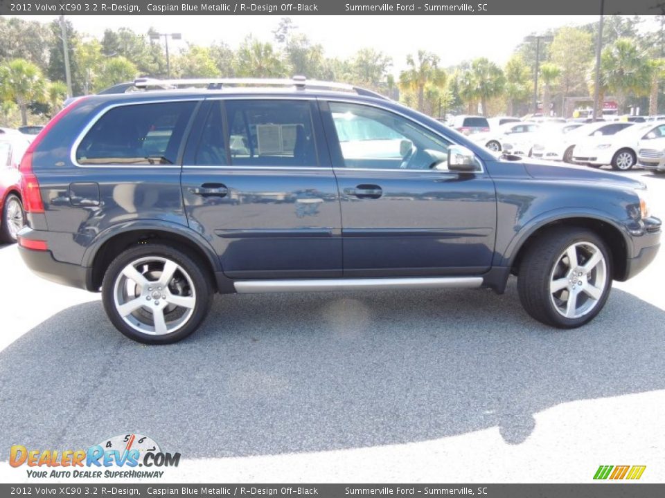 2012 Volvo XC90 3.2 R-Design Caspian Blue Metallic / R-Design Off-Black Photo #14