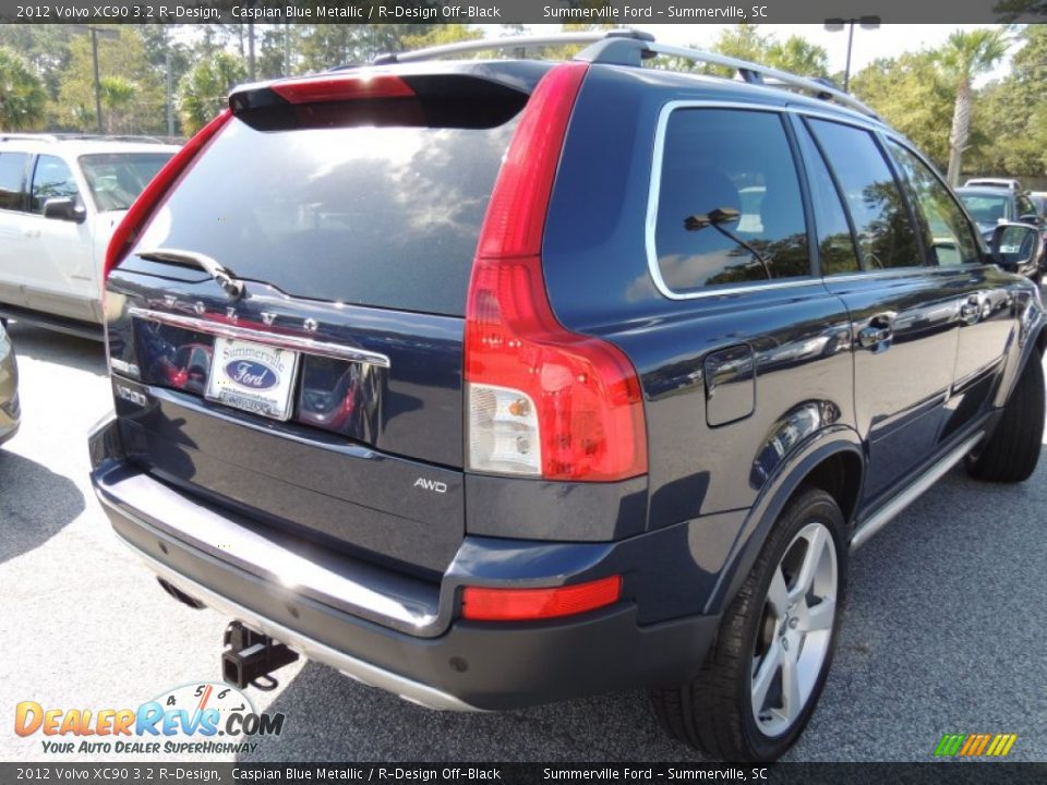 2012 Volvo XC90 3.2 R-Design Caspian Blue Metallic / R-Design Off-Black Photo #15