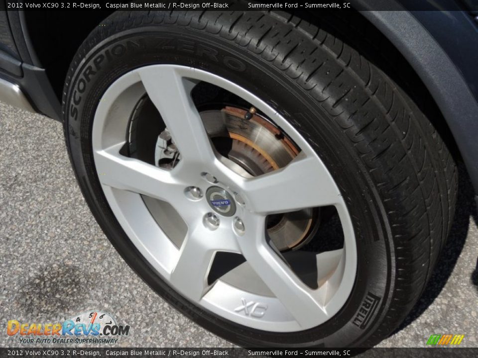 2012 Volvo XC90 3.2 R-Design Caspian Blue Metallic / R-Design Off-Black Photo #19