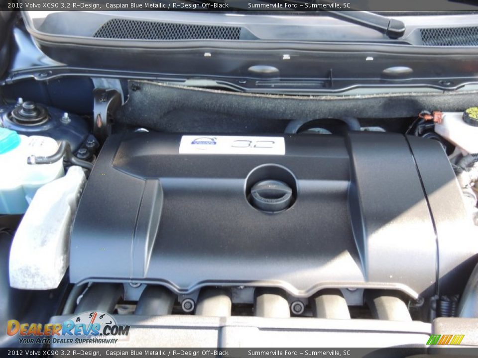 2012 Volvo XC90 3.2 R-Design Caspian Blue Metallic / R-Design Off-Black Photo #21