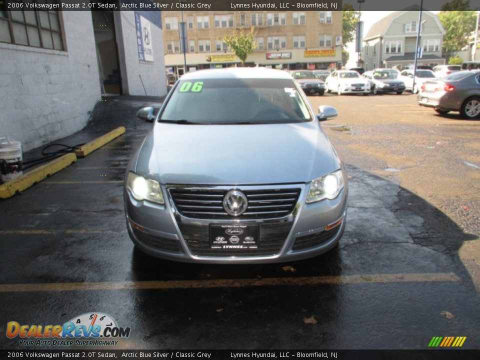 2006 Volkswagen Passat 2.0T Sedan Arctic Blue Silver / Classic Grey Photo #1