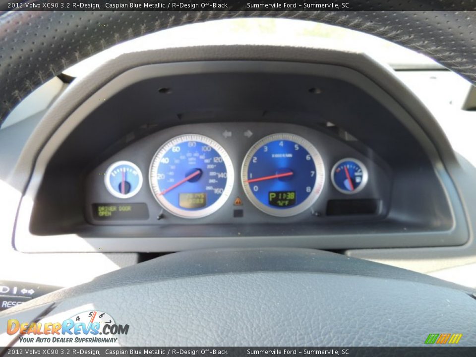 2012 Volvo XC90 3.2 R-Design Caspian Blue Metallic / R-Design Off-Black Photo #27