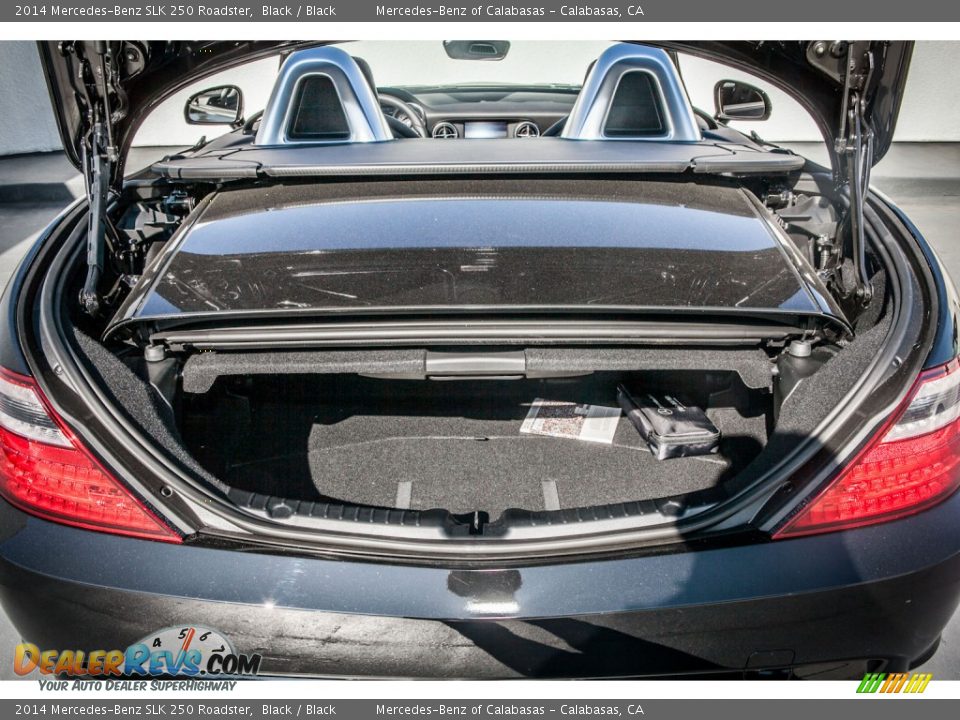 2014 Mercedes-Benz SLK 250 Roadster Black / Black Photo #4