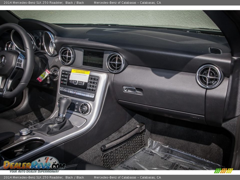 2014 Mercedes-Benz SLK 250 Roadster Black / Black Photo #8