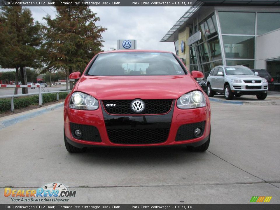 2009 Volkswagen GTI 2 Door Tornado Red / Interlagos Black Cloth Photo #2