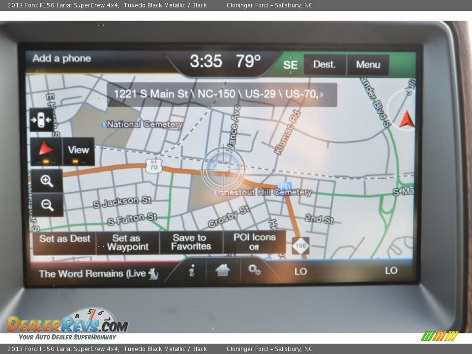 2013 Ford F150 Lariat SuperCrew 4x4 Tuxedo Black Metallic / Black Photo #13