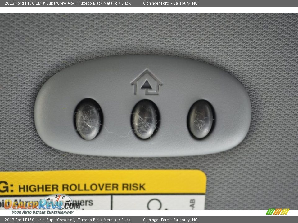 2013 Ford F150 Lariat SuperCrew 4x4 Tuxedo Black Metallic / Black Photo #18
