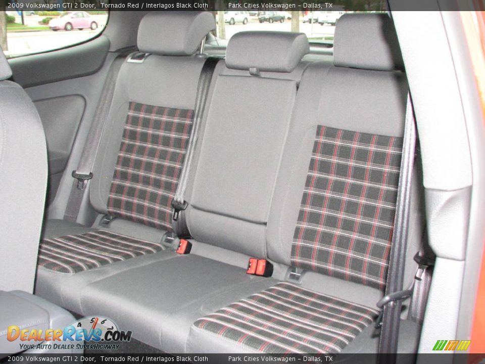 2009 Volkswagen GTI 2 Door Tornado Red / Interlagos Black Cloth Photo #12