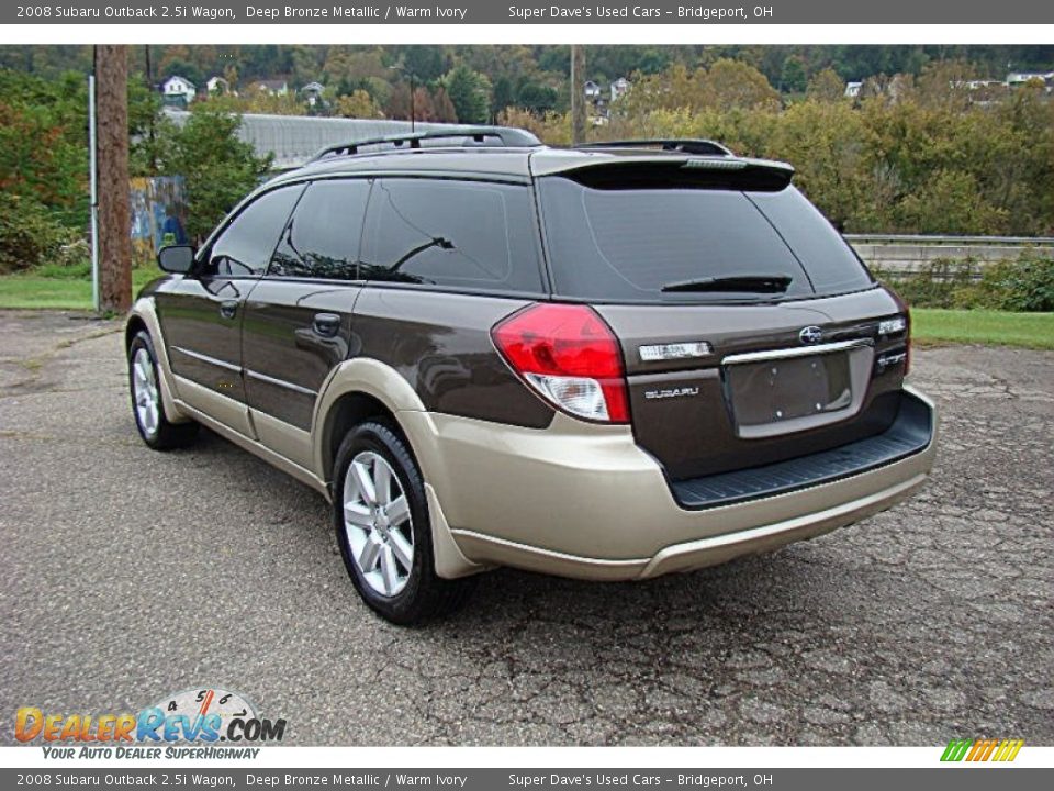 2008 Subaru Outback 2.5i Wagon Deep Bronze Metallic / Warm Ivory Photo #5