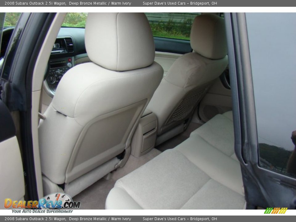 2008 Subaru Outback 2.5i Wagon Deep Bronze Metallic / Warm Ivory Photo #21