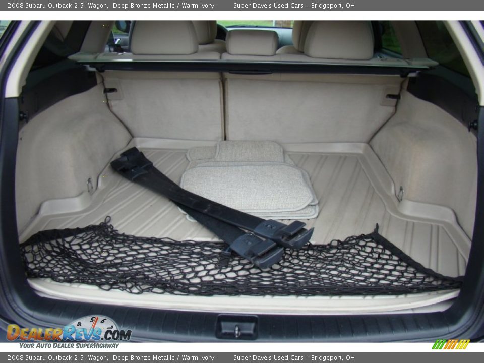 2008 Subaru Outback 2.5i Wagon Deep Bronze Metallic / Warm Ivory Photo #23