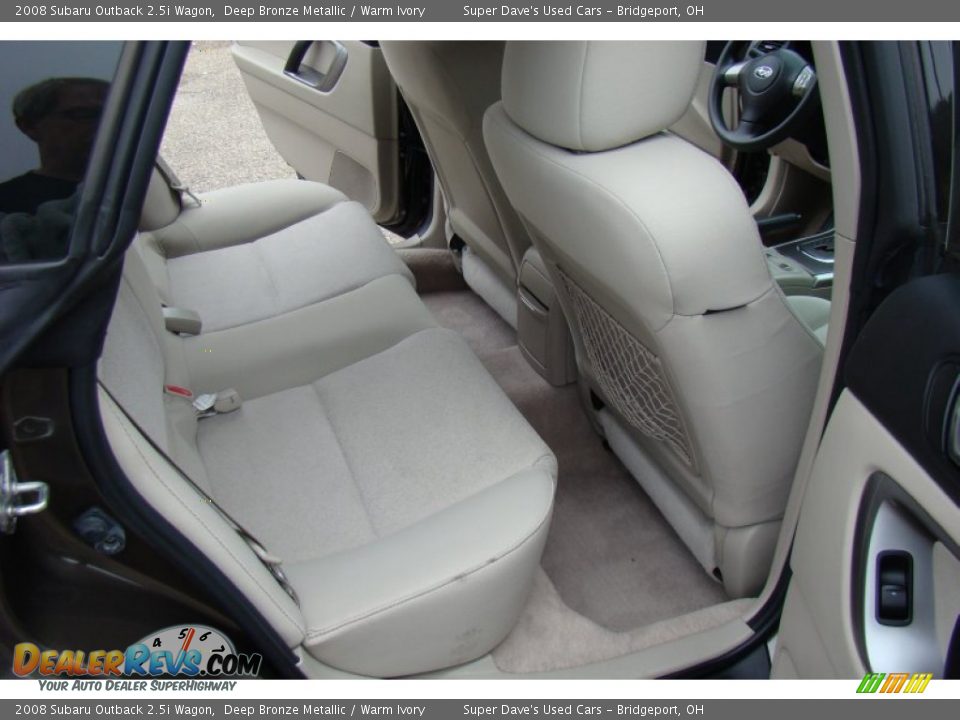 2008 Subaru Outback 2.5i Wagon Deep Bronze Metallic / Warm Ivory Photo #24