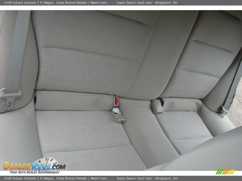 2008 Subaru Outback 2.5i Wagon Deep Bronze Metallic / Warm Ivory Photo #25