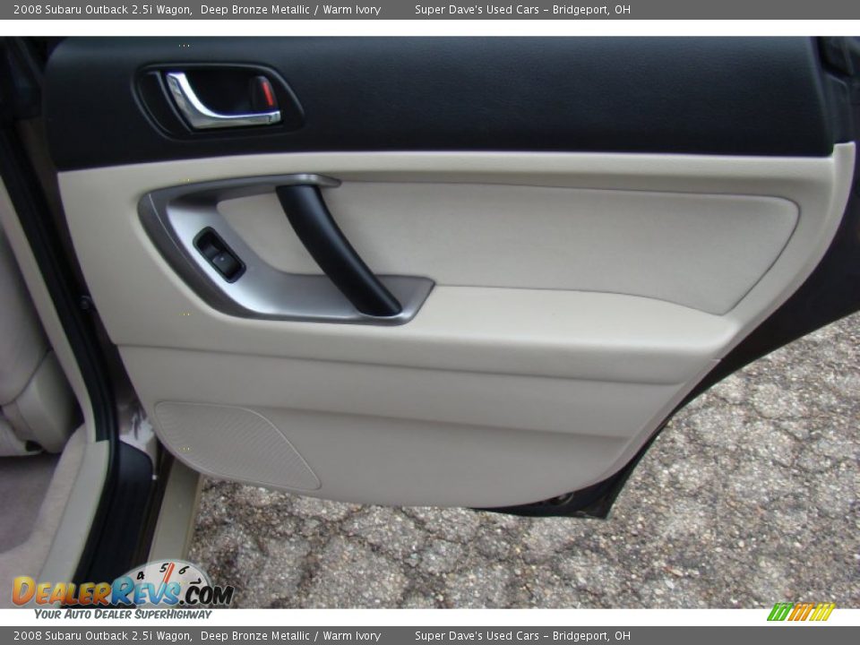 2008 Subaru Outback 2.5i Wagon Deep Bronze Metallic / Warm Ivory Photo #26