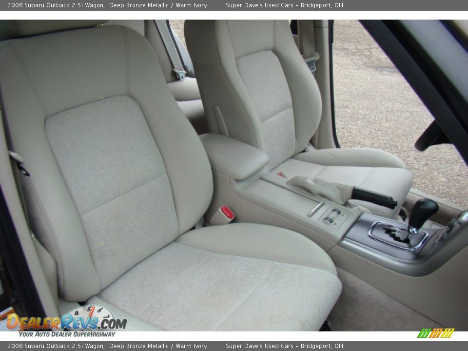 2008 Subaru Outback 2.5i Wagon Deep Bronze Metallic / Warm Ivory Photo #28