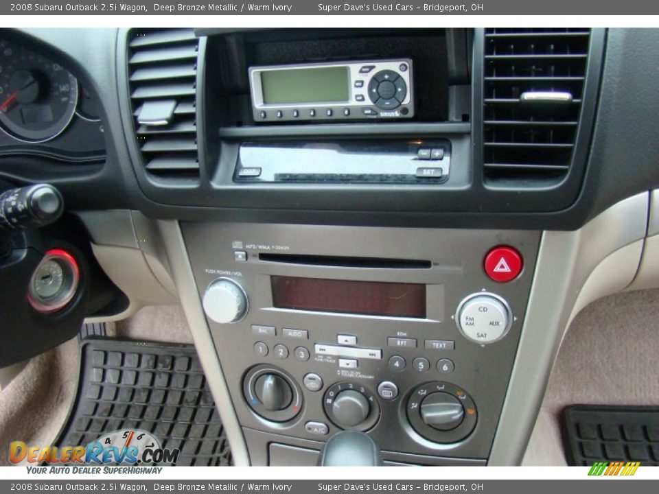 2008 Subaru Outback 2.5i Wagon Deep Bronze Metallic / Warm Ivory Photo #29
