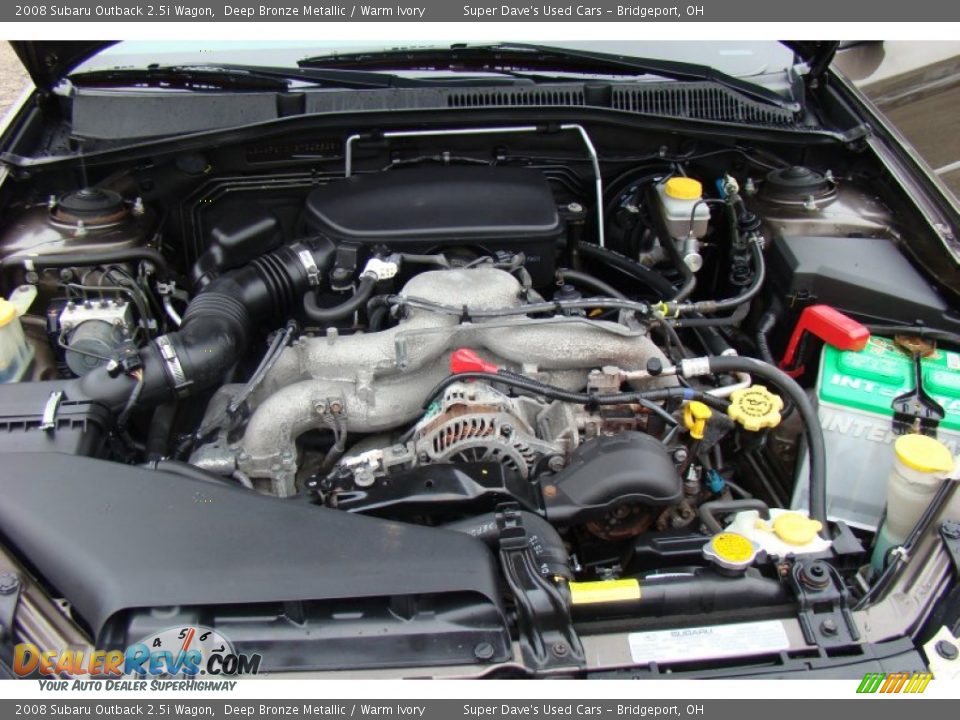 2008 Subaru Outback 2.5i Wagon Deep Bronze Metallic / Warm Ivory Photo #30