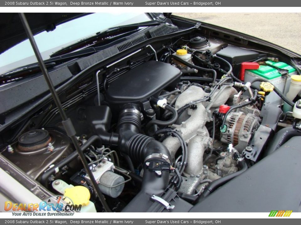 2008 Subaru Outback 2.5i Wagon Deep Bronze Metallic / Warm Ivory Photo #31