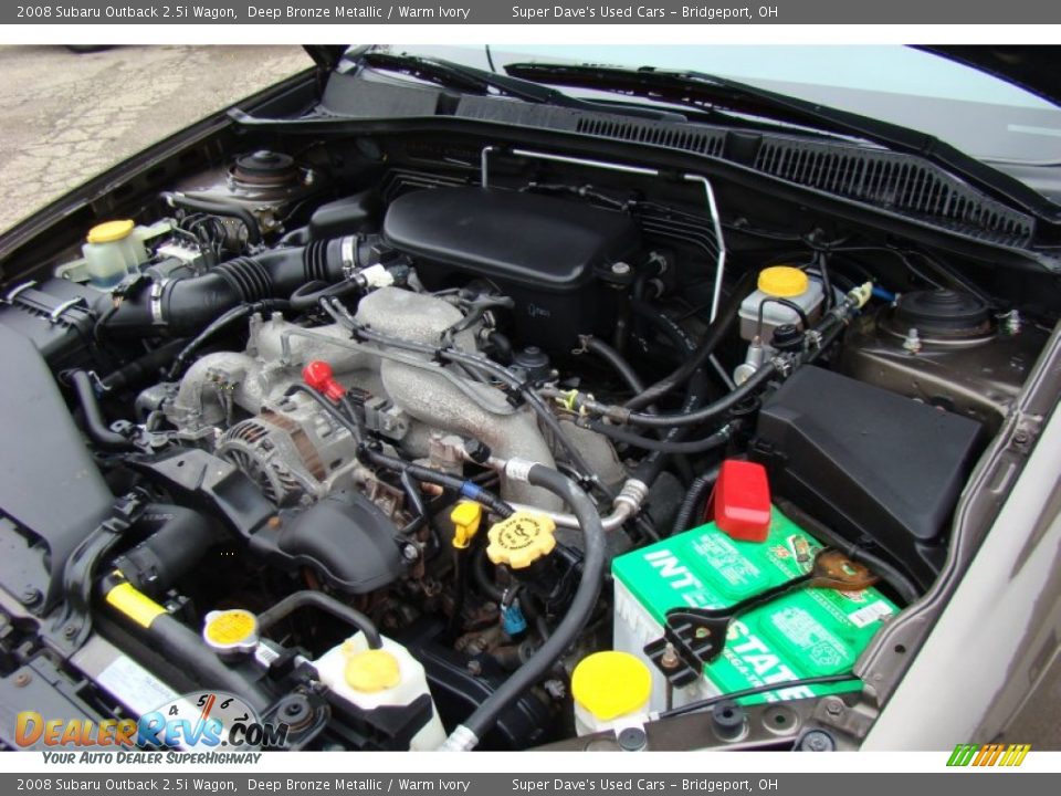 2008 Subaru Outback 2.5i Wagon Deep Bronze Metallic / Warm Ivory Photo #32