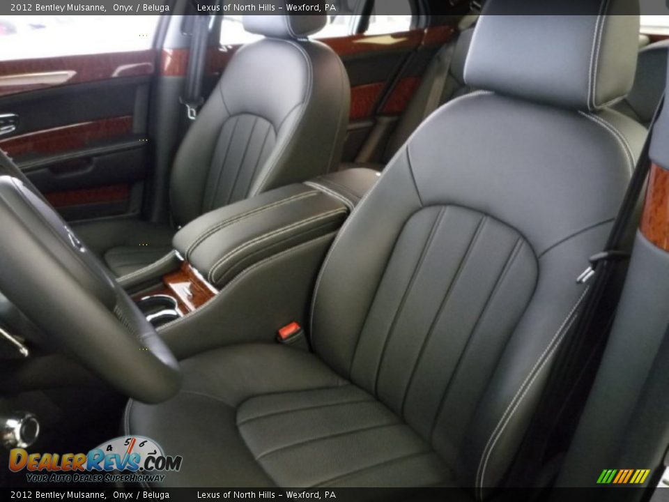 Front Seat of 2012 Bentley Mulsanne  Photo #6