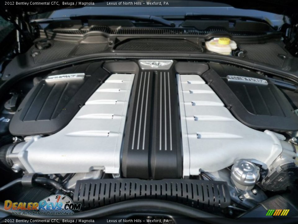2012 Bentley Continental GTC  6.0 Liter Twin-Turbocharged DOHC 48-Valve VVT W12 Engine Photo #20