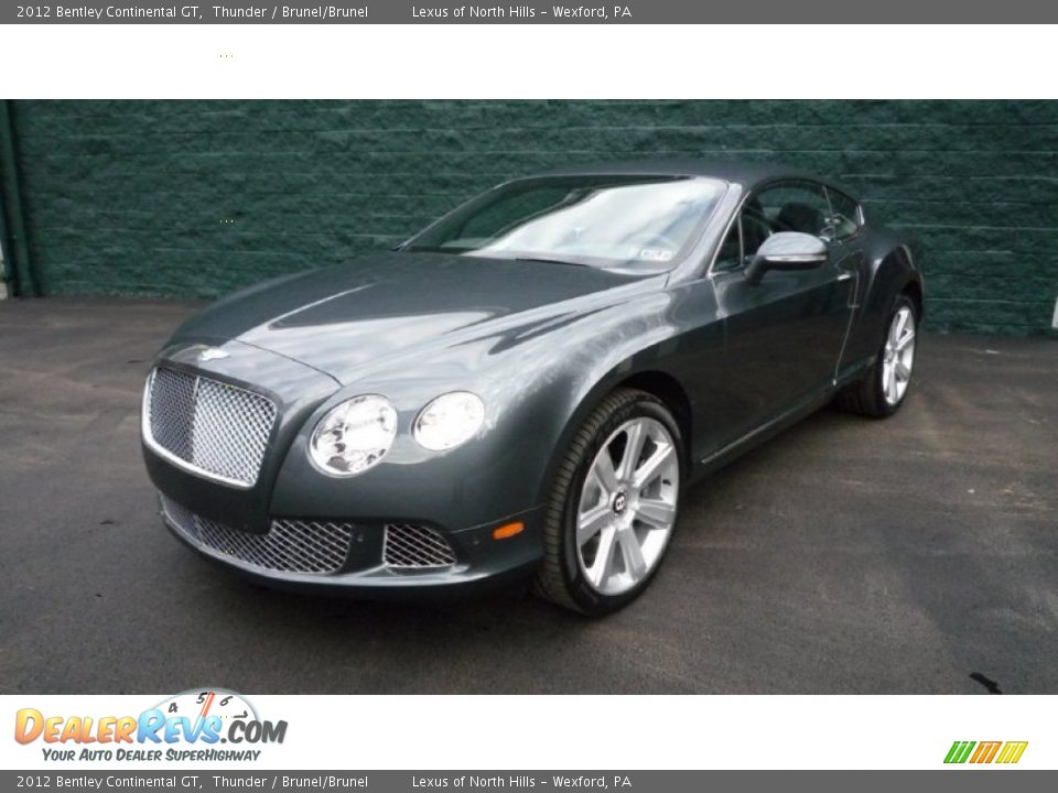 Front 3/4 View of 2012 Bentley Continental GT  Photo #2