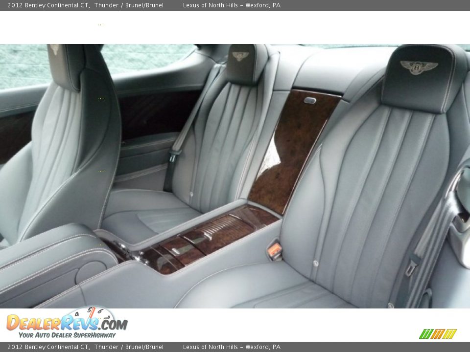 Rear Seat of 2012 Bentley Continental GT  Photo #6