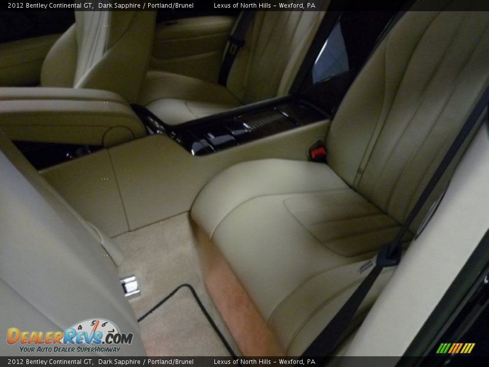 Rear Seat of 2012 Bentley Continental GT  Photo #7