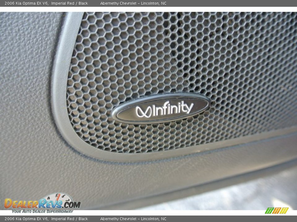 2006 Kia Optima EX V6 Imperial Red / Black Photo #13
