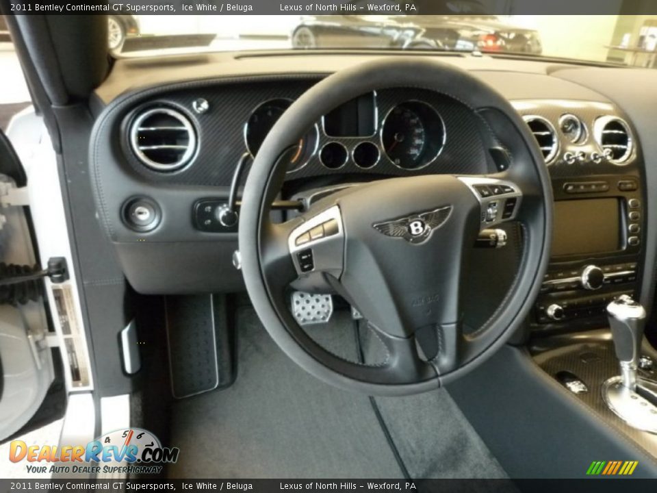 2011 Bentley Continental GT Supersports Steering Wheel Photo #2