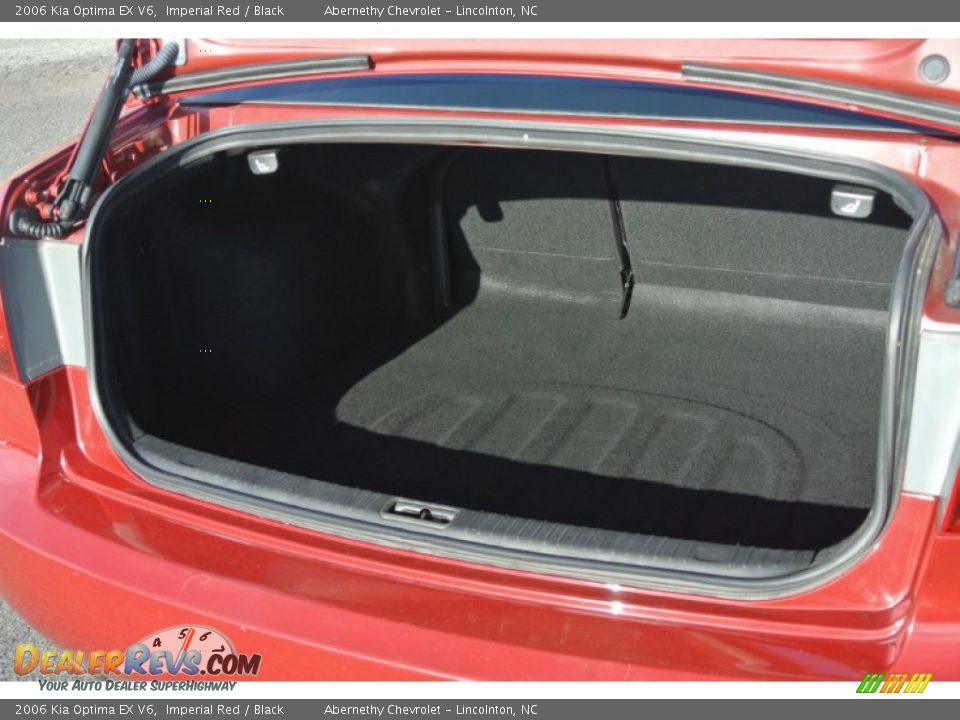 2006 Kia Optima EX V6 Imperial Red / Black Photo #16