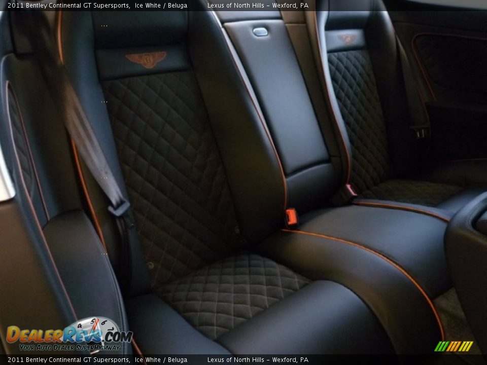 Rear Seat of 2011 Bentley Continental GT Supersports Photo #7