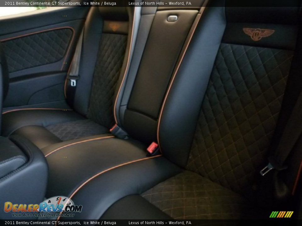 Rear Seat of 2011 Bentley Continental GT Supersports Photo #13