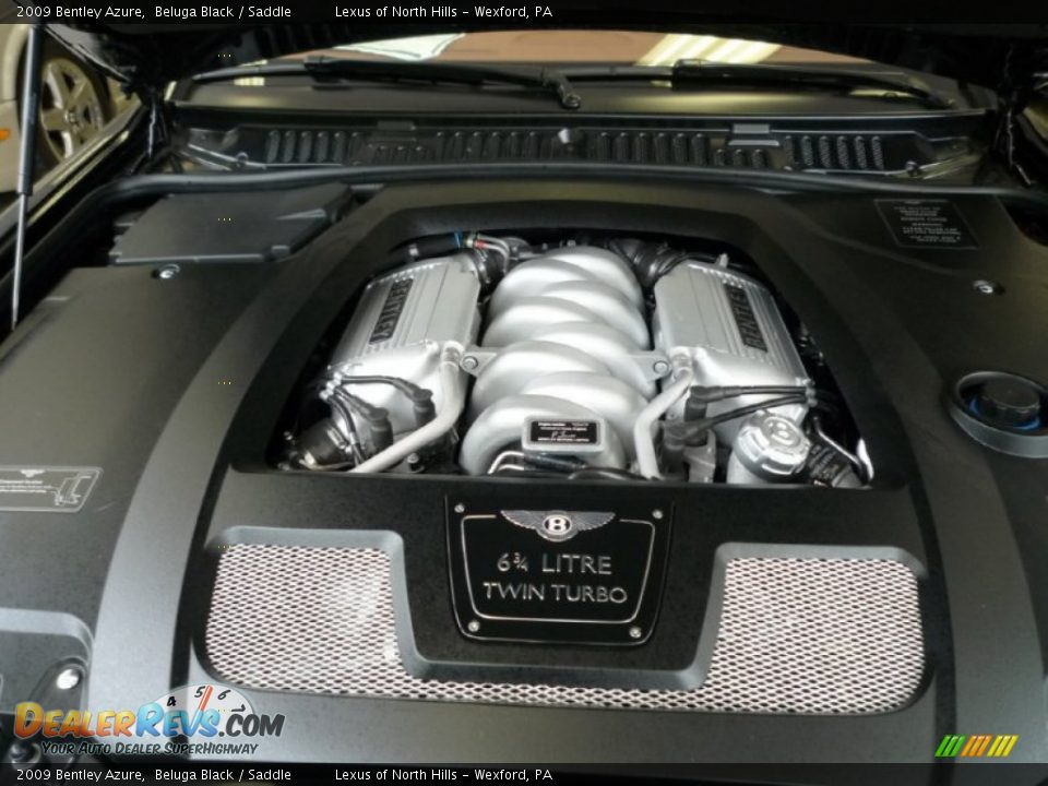 2009 Bentley Azure  6.75 Liter Twin-Turbocharged V8 Engine Photo #12
