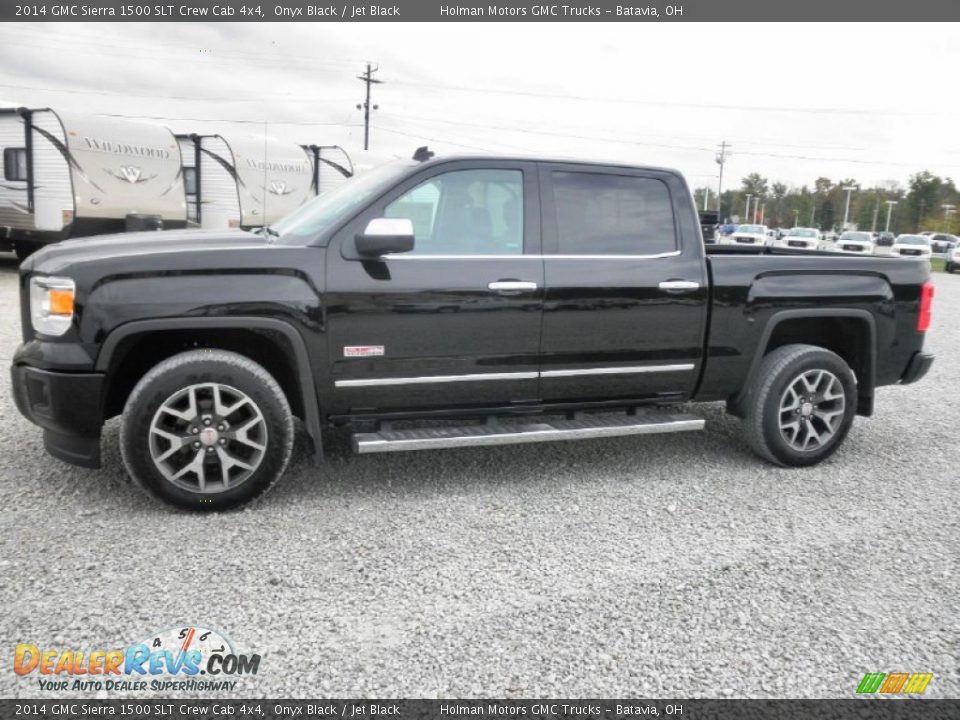 Onyx Black 2014 GMC Sierra 1500 SLT Crew Cab 4x4 Photo #4