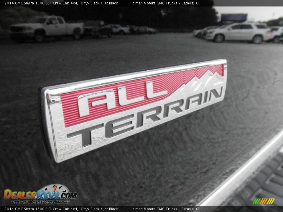 2014 GMC Sierra 1500 SLT Crew Cab 4x4 Onyx Black / Jet Black Photo #5
