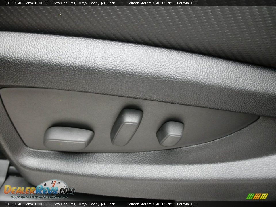 2014 GMC Sierra 1500 SLT Crew Cab 4x4 Onyx Black / Jet Black Photo #7
