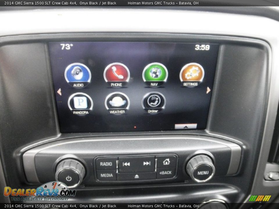 Controls of 2014 GMC Sierra 1500 SLT Crew Cab 4x4 Photo #10