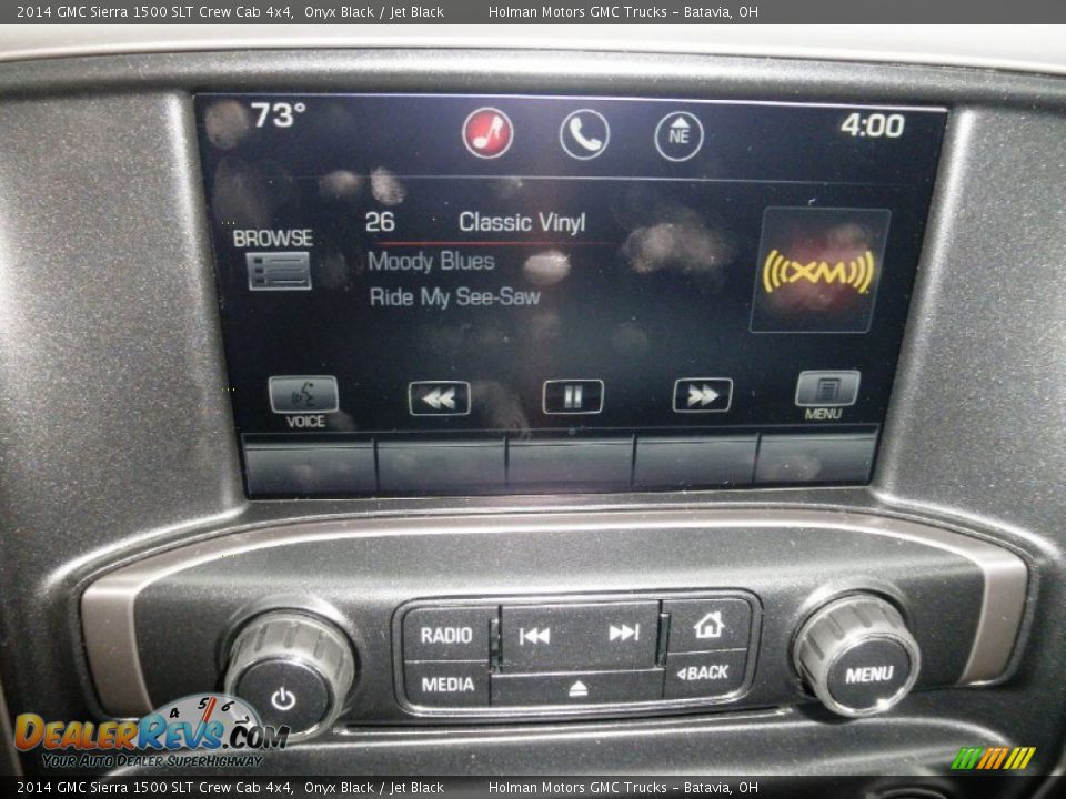 2014 GMC Sierra 1500 SLT Crew Cab 4x4 Onyx Black / Jet Black Photo #11