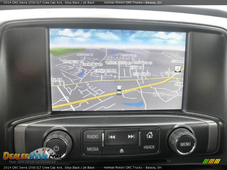 Navigation of 2014 GMC Sierra 1500 SLT Crew Cab 4x4 Photo #12