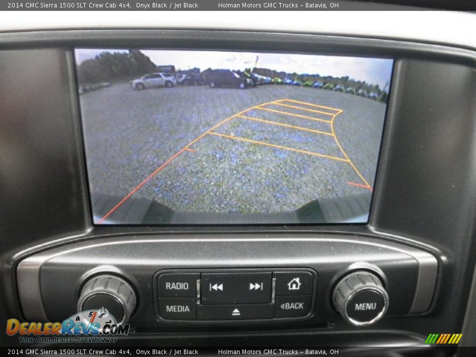 2014 GMC Sierra 1500 SLT Crew Cab 4x4 Onyx Black / Jet Black Photo #13