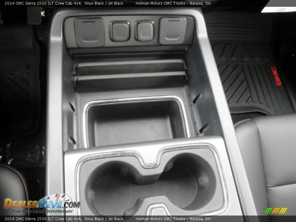 2014 GMC Sierra 1500 SLT Crew Cab 4x4 Onyx Black / Jet Black Photo #19